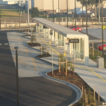 Solar integrated into state of art transport hub